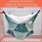 Triple-Layer Sugar Glider Hammock, Small Pet Cage Hammock, Bedding Small Animals Bed for Parrot Rat Sleeping