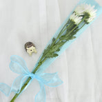 Light Sky Blue Wired Chiffon Ribbon Sheer Ribbons for Crafts Floral Bouquets Wedding Car Party Decorations Valentine's Day
