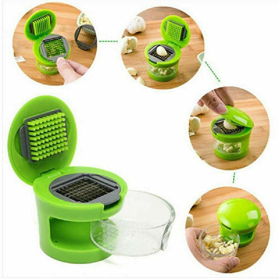 Multifunctional Garlic Mincer, Manual Garlic Peeler Press, Best Garlic Press Premium Professional Durable Easy To Squeeze And Clean