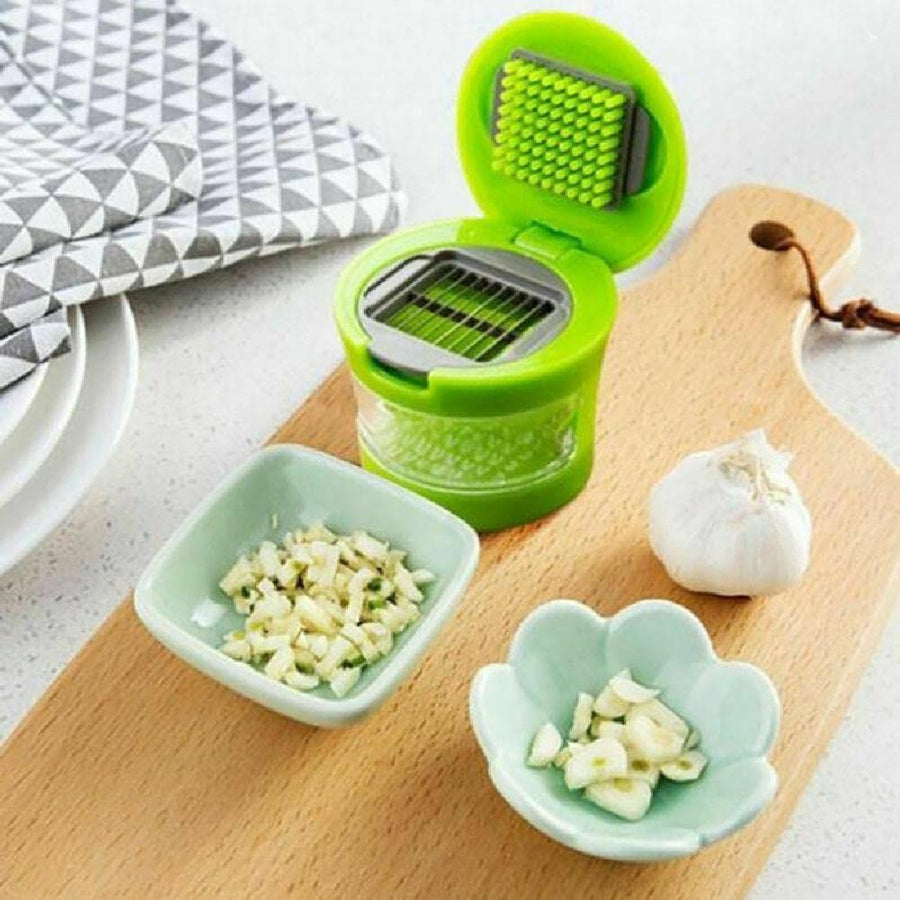 Multifunctional Garlic Mincer, Manual Garlic Peeler Press, Best Garlic Press Premium Professional Durable Easy To Squeeze And Clean