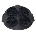 Ice Cube Tray with Lid, Ice Maker Mold for Freezer with Container, for Chilling Whiskey Cocktails Coffee Wine, Easy Release (Black)