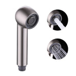 Kitchen Sink Pull Down Faucet Head Replacement 2-Functions Pull Out Sprayer Head Brushed Nickel Two stage water outlet