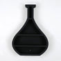 Newest Wall Mounted Floating Shelves Wooden Vase Crystal Wall Shelf Black Creative Crystal Holder Essential Oil Display