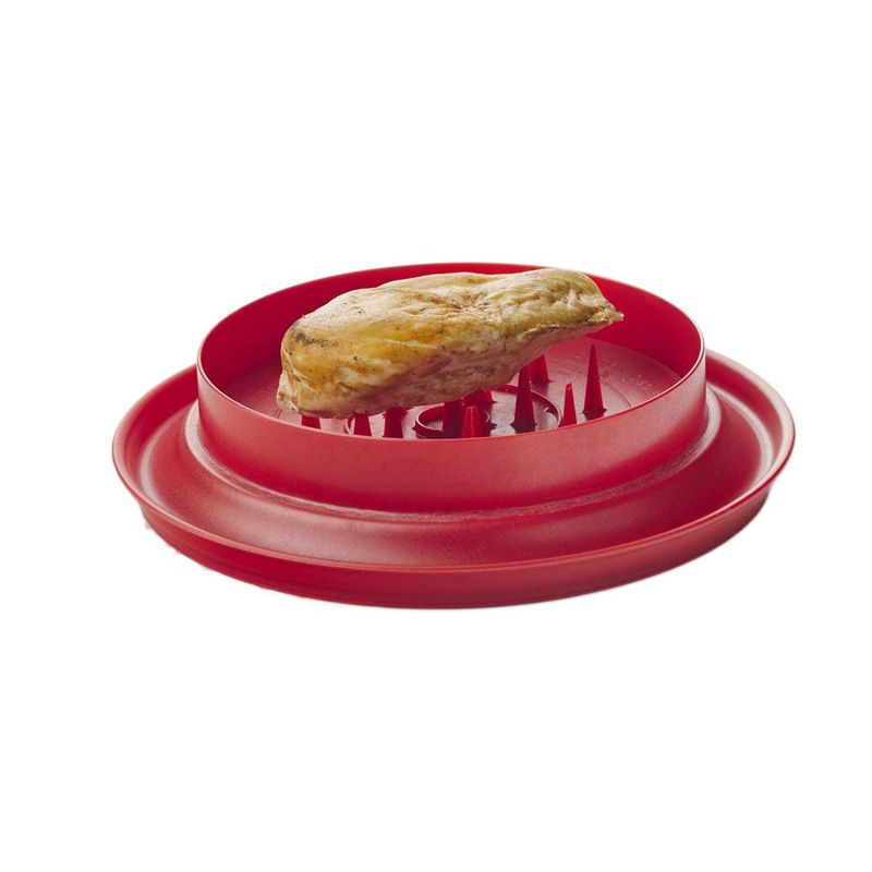 ShredMachine, Red -The Quick, Easy to Use Alternative to Bear Claws Meat Shredder for Pulled Pork, Beef, Chicken, & More