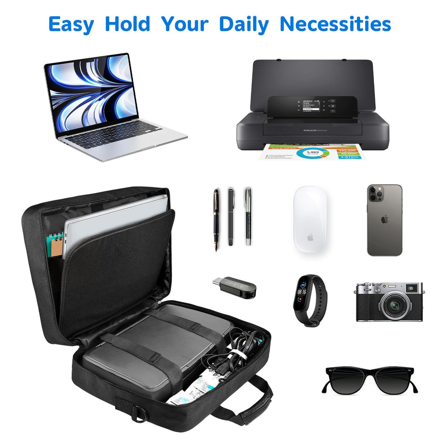 Portable Printer Case - Wireless Printer Case Compatible with  Scratch Resistant Interior, Shoulder Strap