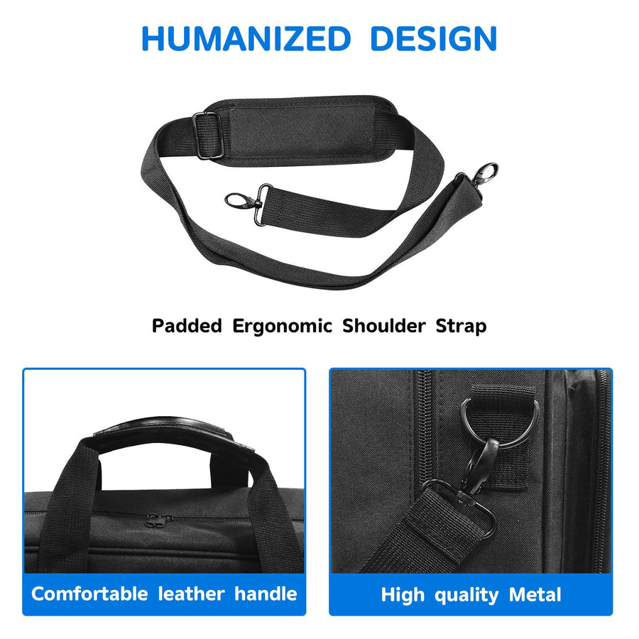 Portable Printer Case - Wireless Printer Case Compatible with  Scratch Resistant Interior, Shoulder Strap