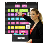 Durable Chart Pocket Classroom Holiday Gifts Teaching Tool Educational Preschool Toy Learning Materials Home