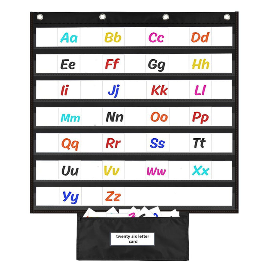 Durable Chart Pocket Classroom Holiday Gifts Teaching Tool Educational Preschool Toy Learning Materials Home