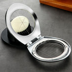 Egg Slicer, Egg Slicer for Hard Boiled Eggs, Egg Cutter Heavy Duty for Egg Strawberry Mushroom Soft Fruit, Stainless Steel Wire