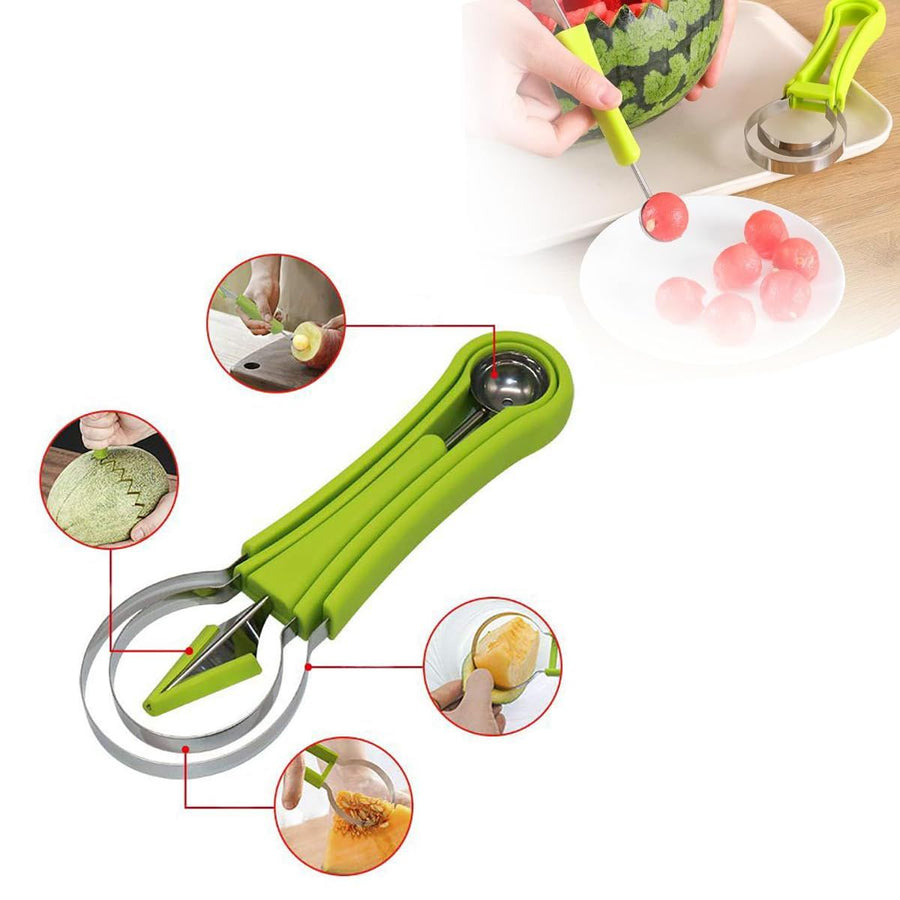 Multifunction Stainless Steel Watermelon Carving Tools,Fruit Peeler Fruit Cutter slicer tools Fruit Seed Remover Watermelon