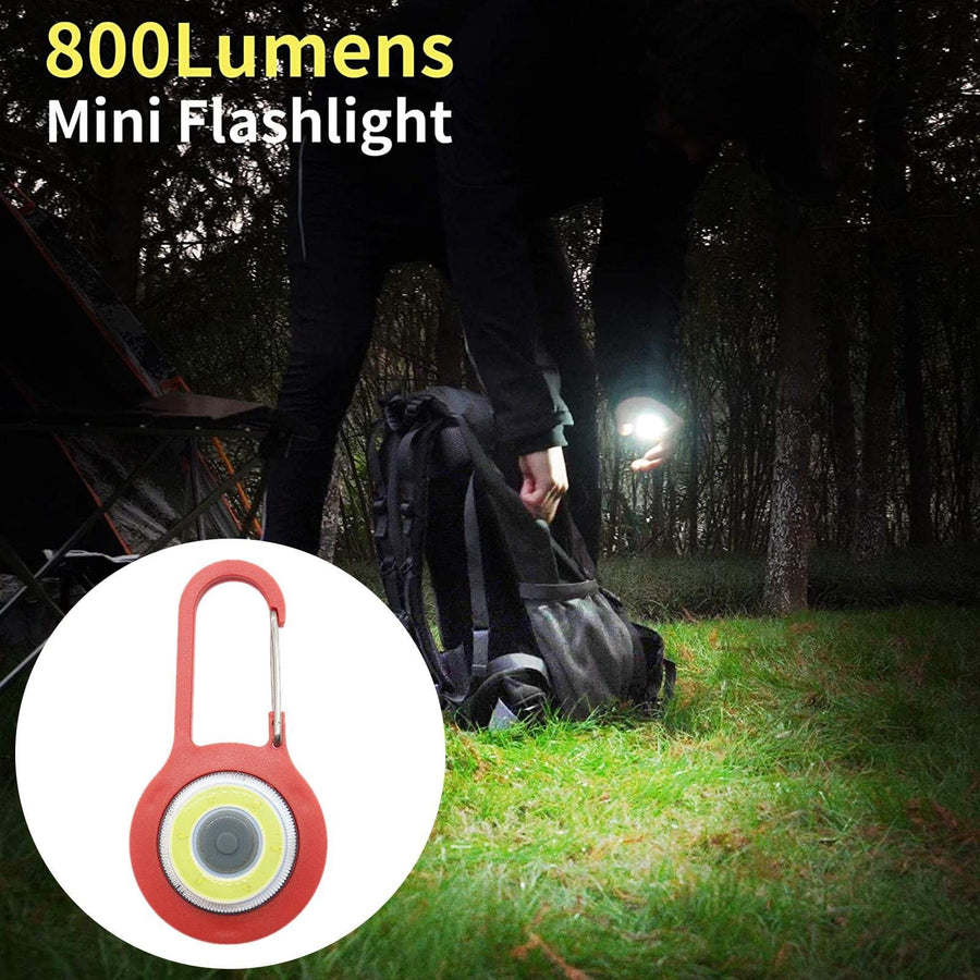 LED Keychain Flashlight,Portable Super Mini Light LED Flashlight Key Rings , Decorations to Hang on Backpacks, Keys Germplasm