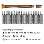 Screwdriver Set Magnetic, 25 in 1 Small Screwdriver Set with Phillips Head & Flathead, Mini Pocket Screwdriver kit for Repair