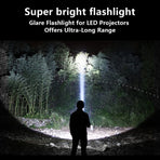 Camping Lantern Rechargeable, LED Flashlight Spotlight Lantern withCapacity Battery Powered, Portable Bright Camping Light