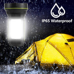 Camping Lantern Rechargeable, LED Flashlight Spotlight Lantern withCapacity Battery Powered, Portable Bright Camping Light