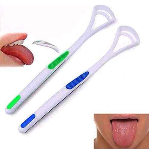 2 PCS Tongue Scraper Cleaner Tongue Coating Brush Oral Cleaning Tools Tongue Scraper to Combat Bad Breath and Help Freshen Breath