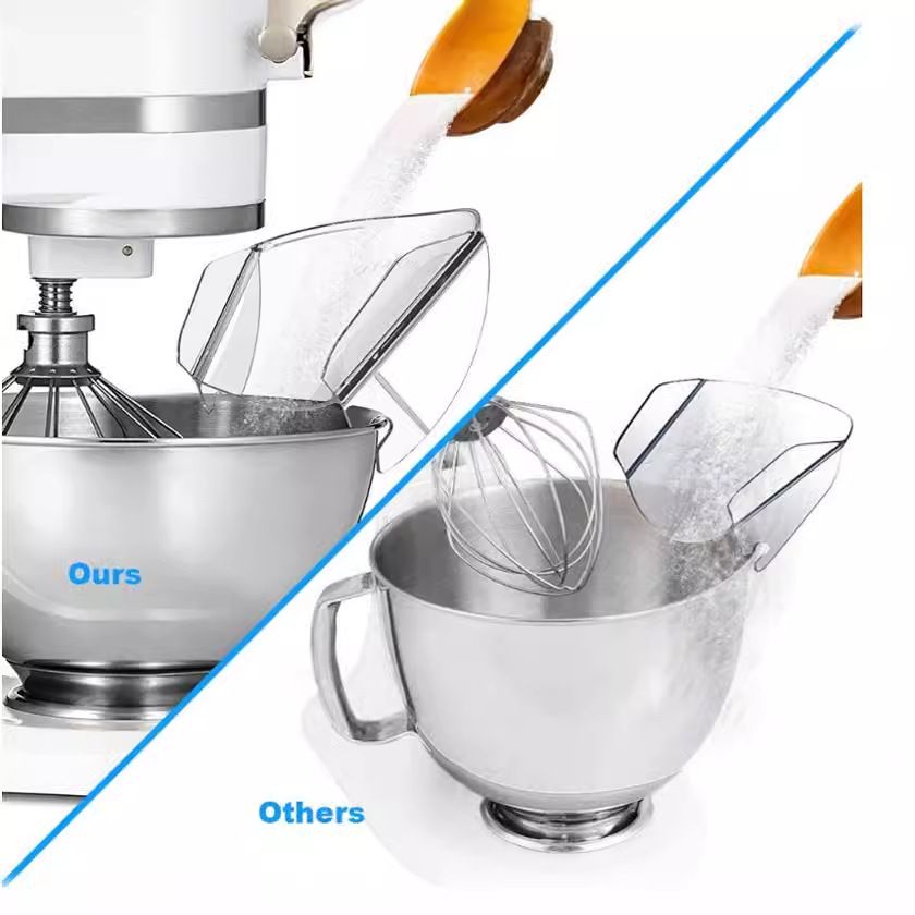 Pouring shield for kitchenaid Stainless Steel Bowl, kitchenaid Bowl-Lift Stand Mixer Accessories Splash Guard