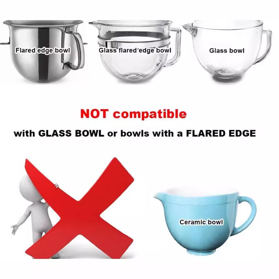 Pouring shield for kitchenaid Stainless Steel Bowl, kitchenaid Bowl-Lift Stand Mixer Accessories Splash Guard