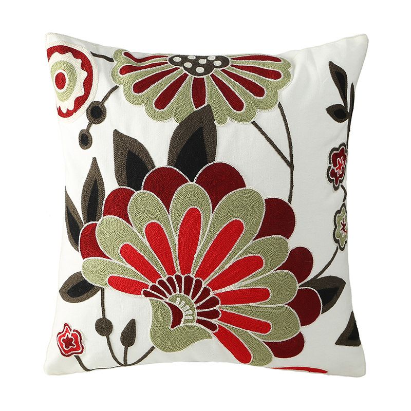 Throw Pillow Covers Pillowcase Soft Square Cushion Case Couch Sofa Bed Bedroom Living Room, Set of 2  18x18 Inch
