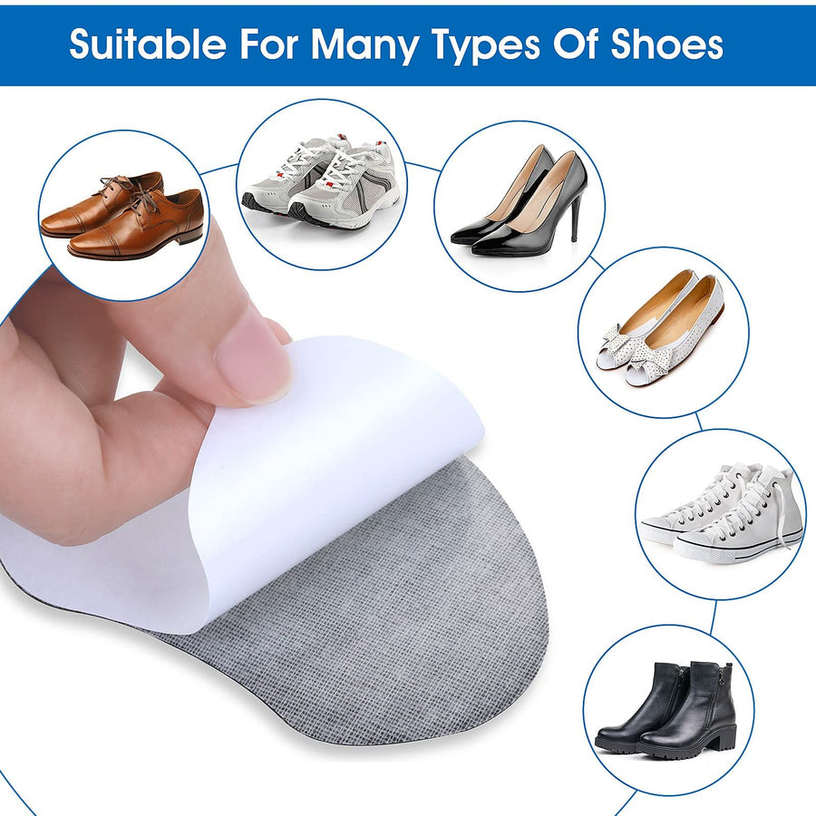 Heel Protectors Feet Shoe Too Big Filler Protector Self-Adhesive Patches Stickers Crease Pads Inserts Cushion (3 Pairs)