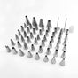 430 stainless steel piping nozzle set boxed cake piping tool milking oil puff nozzle cream glue piping nozzle