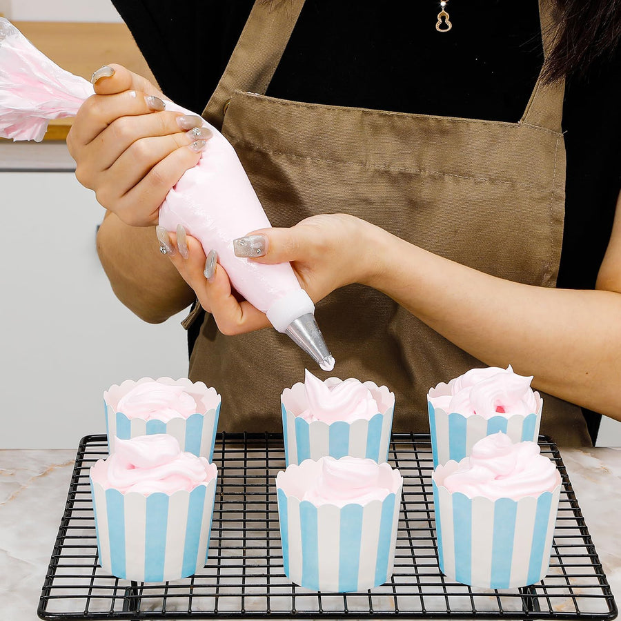 430 stainless steel piping nozzle set boxed cake piping tool milking oil puff nozzle cream glue piping nozzle