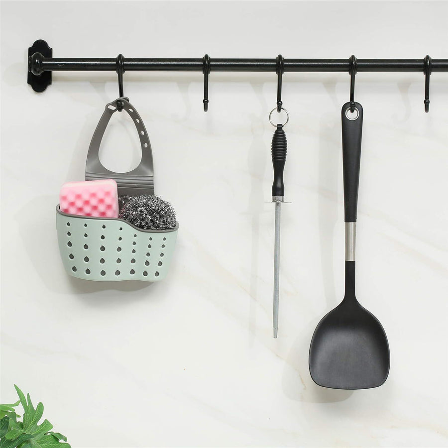 Kitchen sink holder, soap sponge drainage bracket, double-layer hanging basket, storage suction cup, kitchen storage cabinet