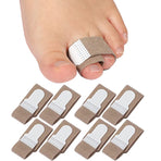 8 Pieces Broken Toe Wraps, Cushioned Bandages, Hammer Toe Separator Splints, Toe Straight, Hammer Toe Wrap, Cushioned Corrector