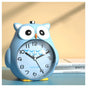 Creative Children's Alarm Clock, Cute Cartoon Bell Portable High-Volume Rechargeable Alarm Clock with Night Light,