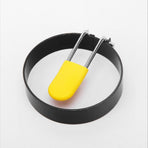 2pcs，Equipped with anti scald handle, English style pancake ring mold, carbon steel non stick egg pot ring