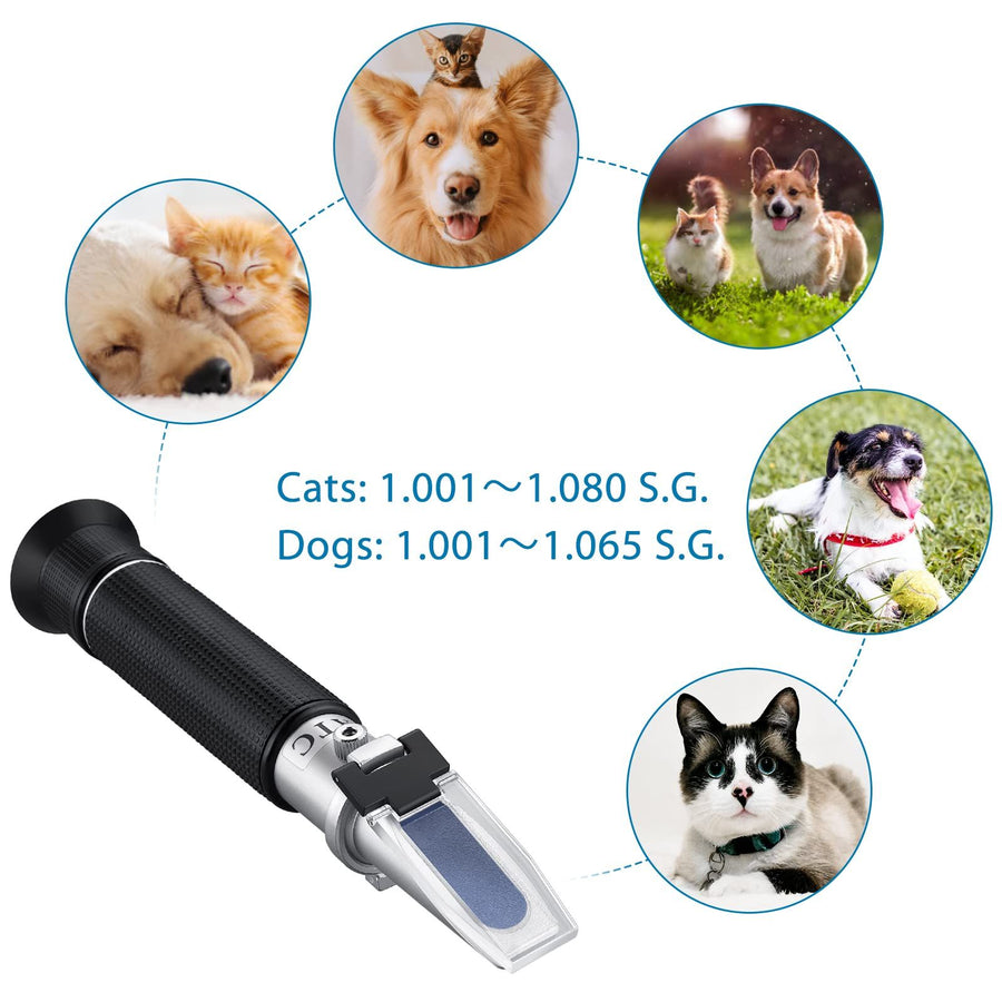 Salinity meter/salt concentration meter high precision (0-100 ‰) refractometer seawater specific gravity meter glass salinity meter