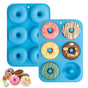 Silicone Donut Mold for  Doughnuts,  Food Grade Silicone Bagels Baking Pan, Non-Stick, Dishwasher Safe