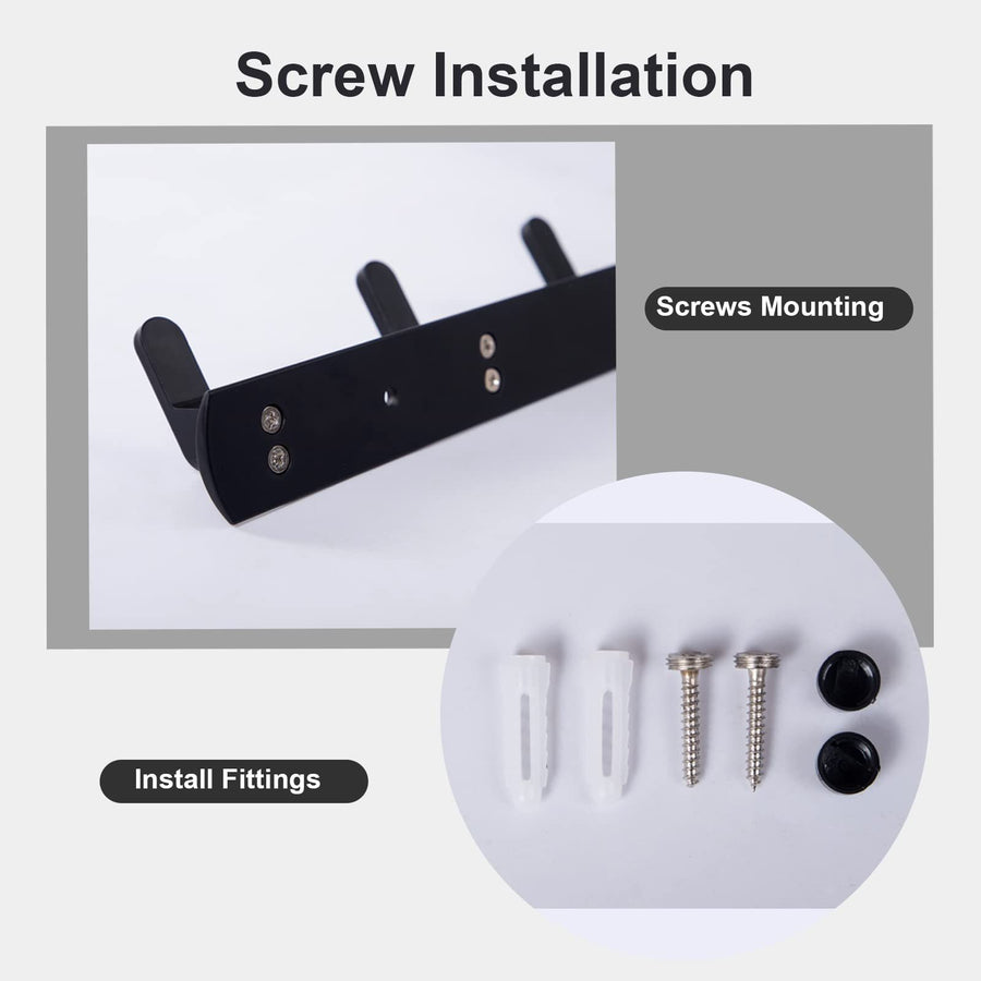Hanging clothes hooks, hat racks, clothes hooks, towel hooks, bathroom kitchen hooks, storage hooks, non perforated space aluminum