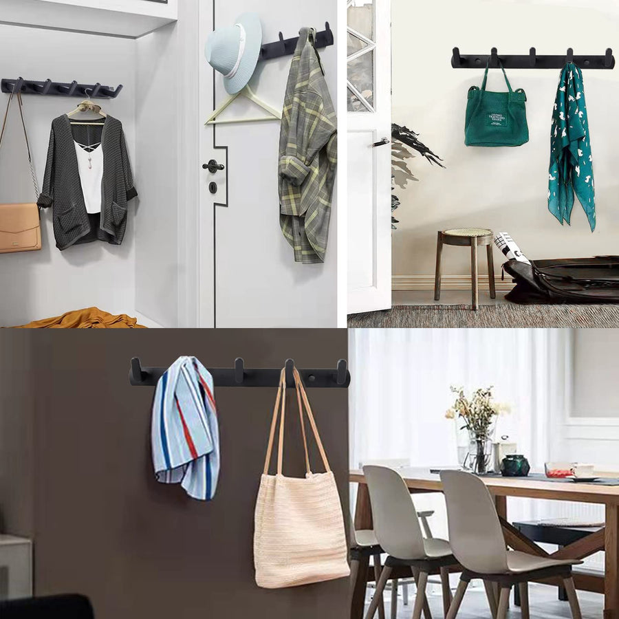 Hanging clothes hooks, hat racks, clothes hooks, towel hooks, bathroom kitchen hooks, storage hooks, non perforated space aluminum
