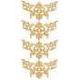 4Pcs Embroidery Flower Patches, Embroidered Patch Floral Appliques Sewing Cloth Repair Sticker for Wedding Prom Dress