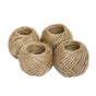 4 pcs Natural Jute Twine1.5mm Gift Wrapping String DIY Rope Garden Twine Cord for Arts Crafts and Gardening Applications
