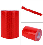 Reflective Warning Tape 3 Pcs Self-Adhesive Reflective Safety Warning Tape 1m5cm Reflector Tape Security Marking Tape
