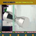 Shower Glass Door Handle,Heavy Duty Sliding Shower Doors Knob,Double Side Pull Hardware Replacement Parts