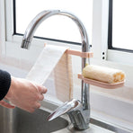 Dish Cloth Clip Adjustable 1Pcs Storage Rack Clip-On Draining Bathroom Kitchen Products Towel Organizer Sponge Holder