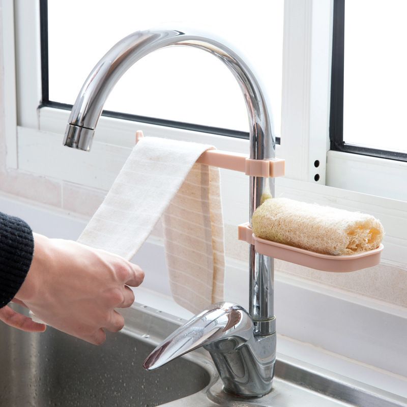 Dish Cloth Clip Adjustable 1Pcs Storage Rack Clip-On Draining Bathroom Kitchen Products Towel Organizer Sponge Holder