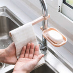 Dish Cloth Clip Adjustable 1Pcs Storage Rack Clip-On Draining Bathroom Kitchen Products Towel Organizer Sponge Holder