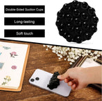 2pcs Suction Phone Case Mount, Silicone Adhesive Phone Holder Hands-Free Support Suction Phone Adhesive Mount Phone