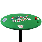 Felt Card Poker Table Cover Green Stretch Elastic Fitted Bridge Card, Mahjong,Night Table Topper Table Cloth Protector