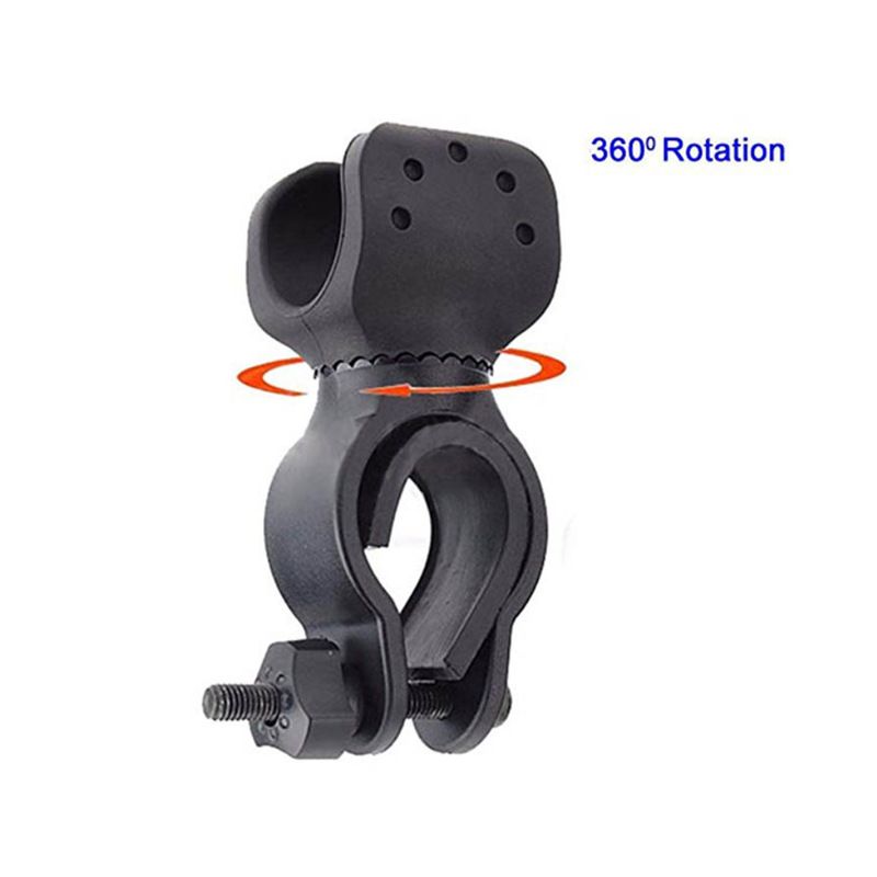 Bike Flashlight Mount Handlebar Light Holder Mount Bicycle Mounting Bracket Flashlight Holder Torch Clip 360º Rotation Bicycle