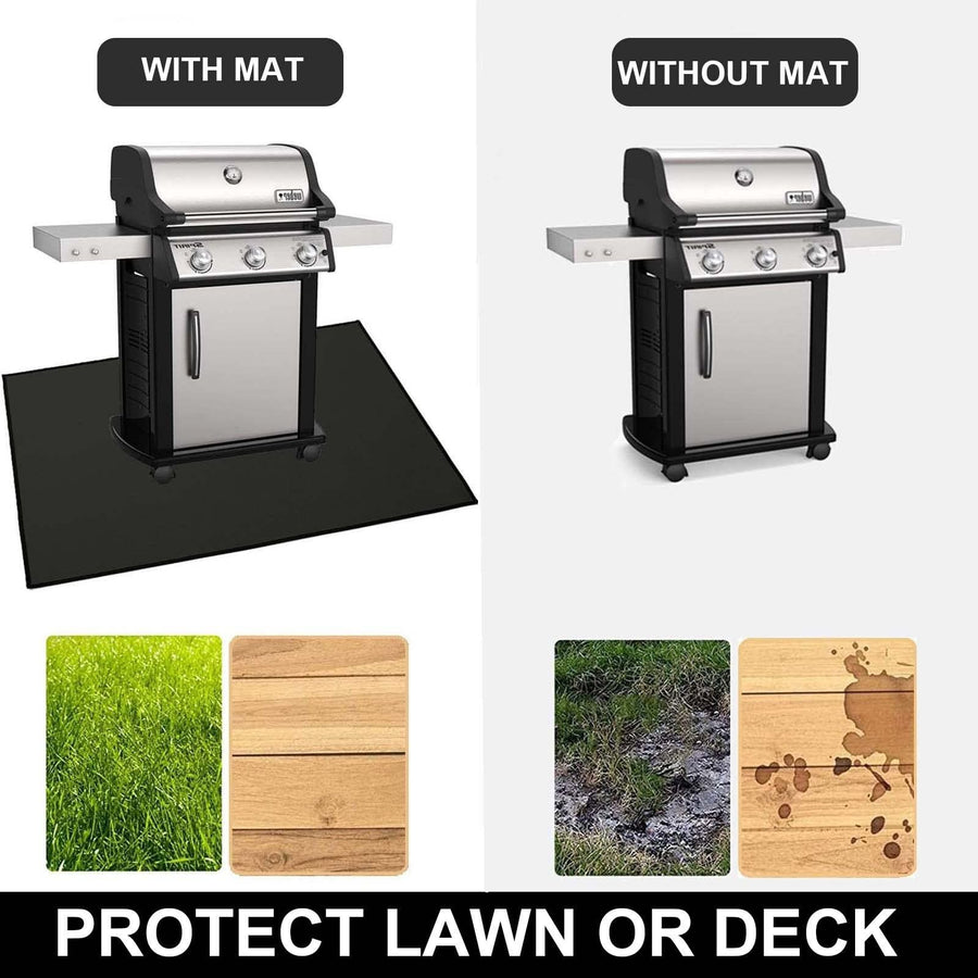 39*60 in Fire Pit Mats Protects Decks and Patios, Fireproof Grill Pad for Outdoor Grill, Durable and Portable