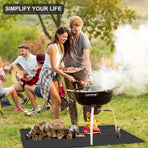 39*60 in Fire Pit Mats Protects Decks and Patios, Fireproof Grill Pad for Outdoor Grill, Durable and Portable