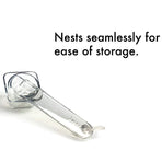 Visual Measuring Spoons - Easy Read, Award-Winning Design, made Clear,  Shatterproof - Stackable Kitchen Tools for Cooking