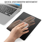 Aluminum Mouse Pad with Non-Slip Rubber Base and Micro Sand Blasting Alloy Surface for Fast and Accurate Control