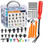 725Pcs Auto Trim Removal Tool Kit, Car Push Retainer Clips & Auto Fasteners Kit, Universal Push Bumper Fastener Rivet Clips