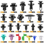 725Pcs Auto Trim Removal Tool Kit, Car Push Retainer Clips & Auto Fasteners Kit, Universal Push Bumper Fastener Rivet Clips