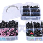 725Pcs Auto Trim Removal Tool Kit, Car Push Retainer Clips & Auto Fasteners Kit, Universal Push Bumper Fastener Rivet Clips
